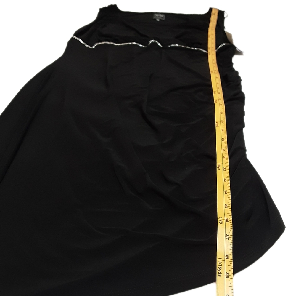 NWT NIGHTWAY Black Sleeveless Dress Womens 18W - Picture 12 of 14